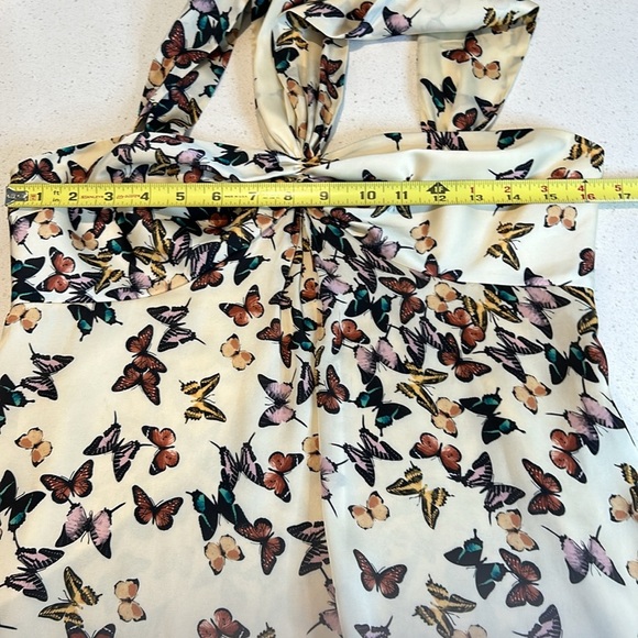 Ted Baker London Butterfly Halter Dantout Dress Women Size 8 - Picture 10 of 17